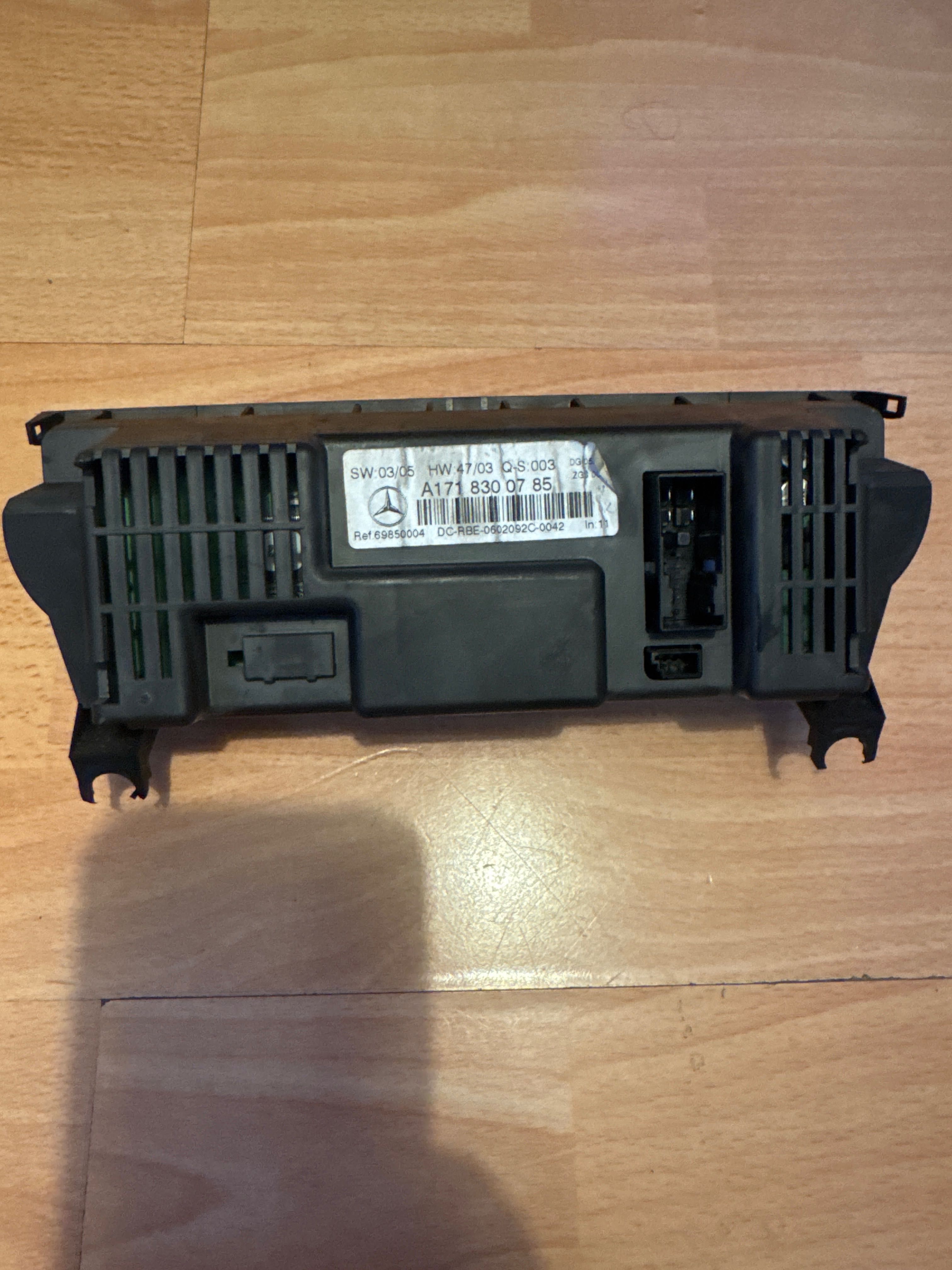 Control saufagem Mercedes SLK W171