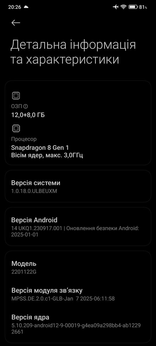 Xiaomi 12 pro 12/256 Global