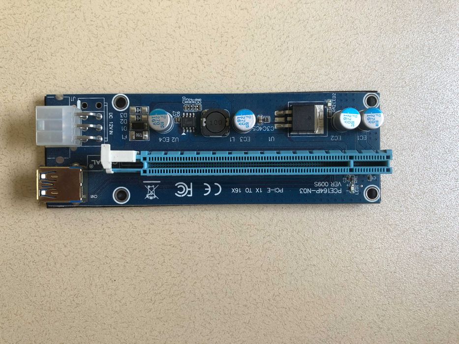 Karta rozszerzająca PCI-E Riser PCI E Express 1X do 16X adapter