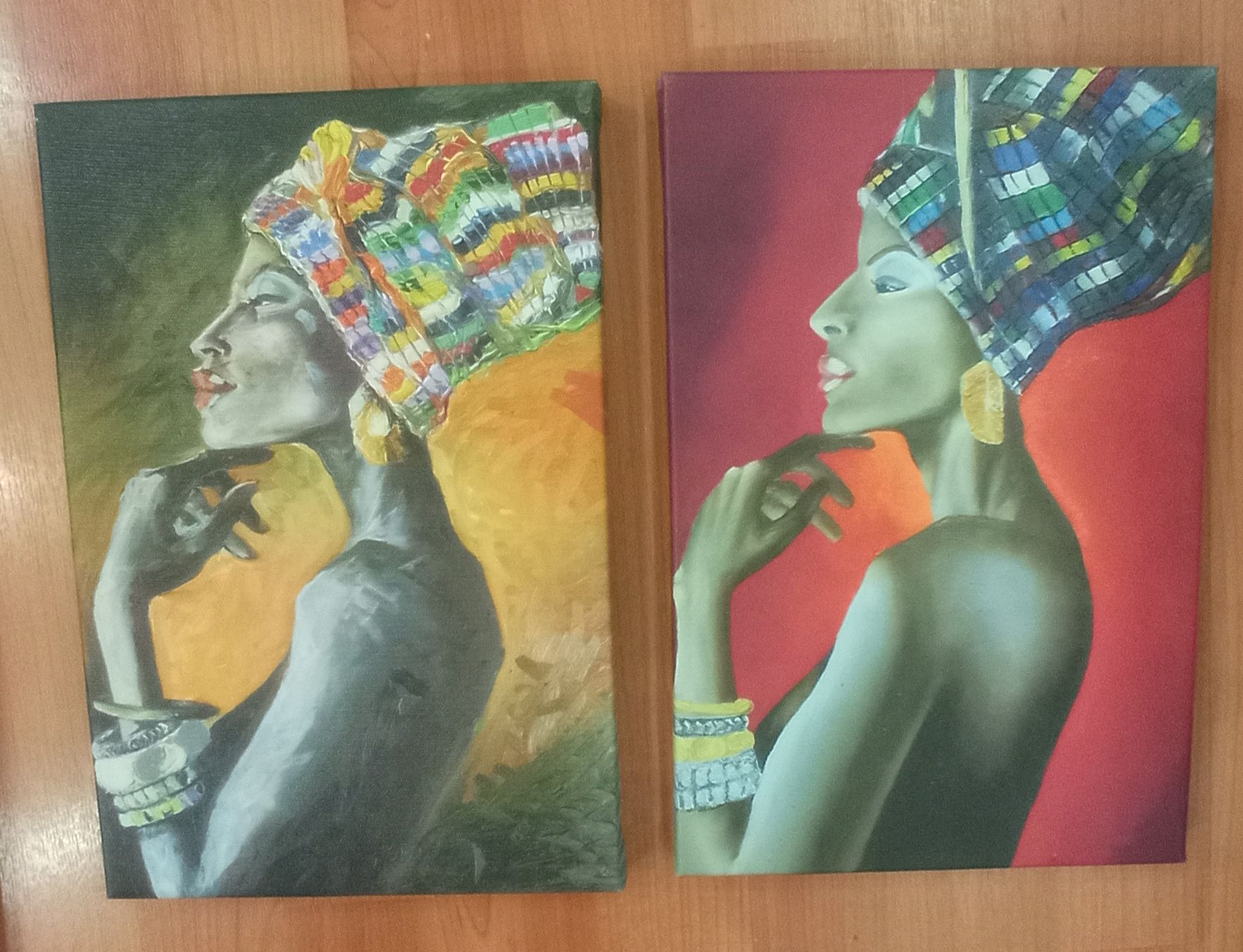 Продам картины в африканском стиле.