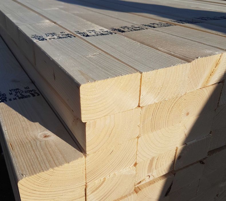 Łata kantówka sucha strugana 38x63mm