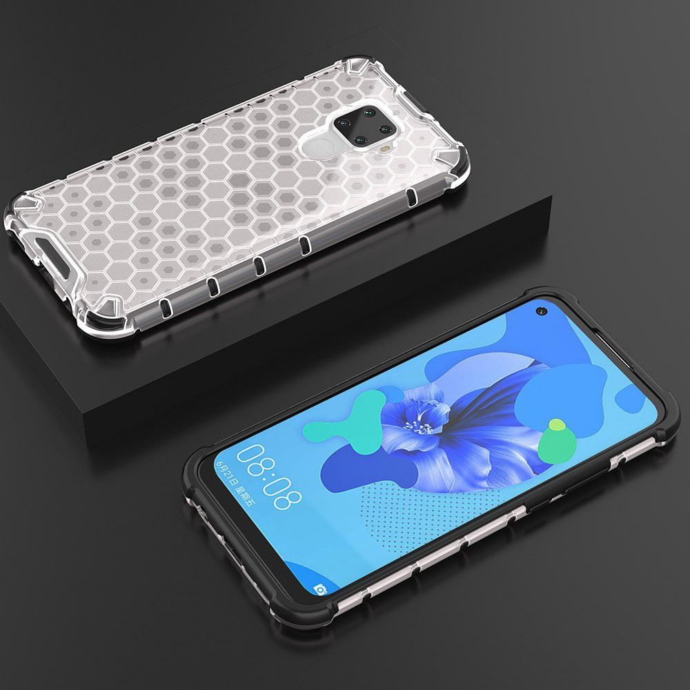 Etui Honeycomb Huawei Mate 30 Lite Clear