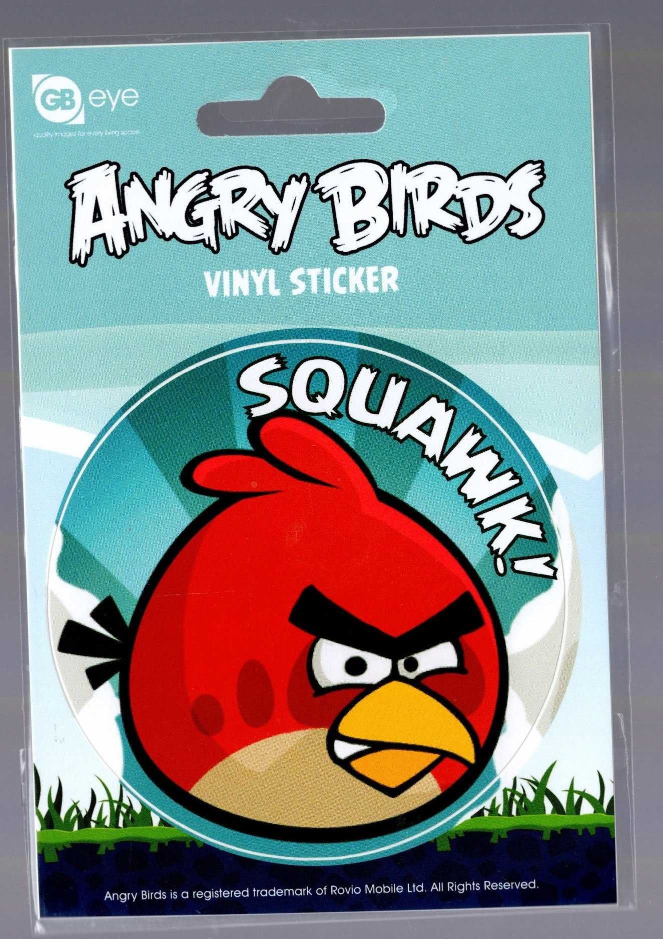 Angry Birds Squawk! - naklejka winylowa 9 cm