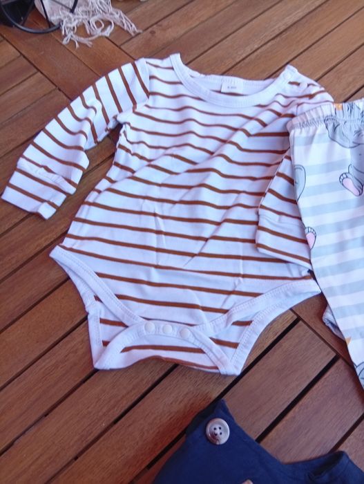 Roupa para bebé calça e bory pijama 1 conjunto 10€ 2 15 €