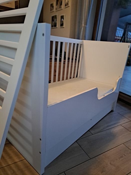 ŁÓŻECZKO IKEA komplet z materacem IKEA