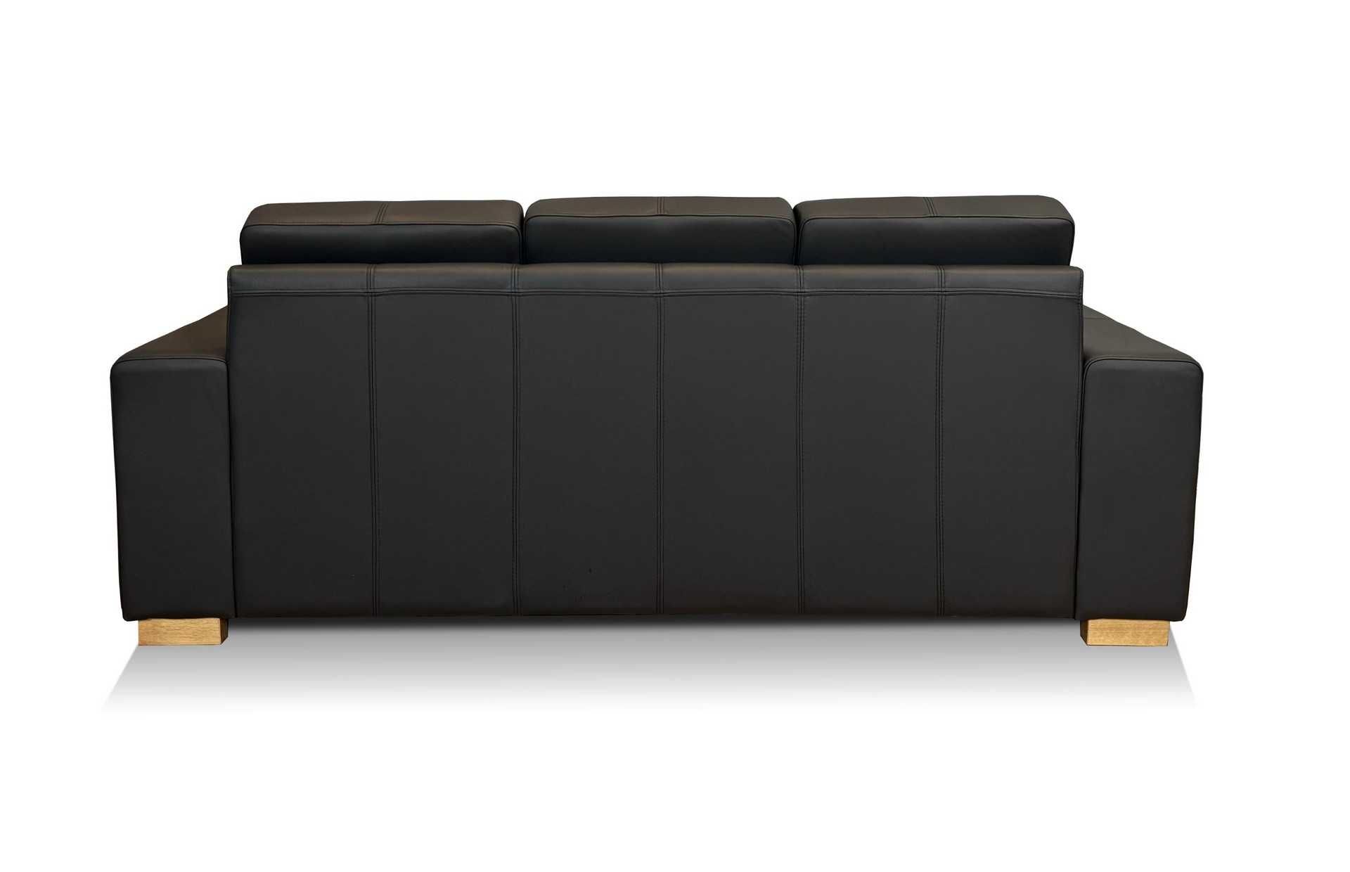 Sofa skórzana 227cm i inne, kanapa ze skóry, wypoczynek skórzany