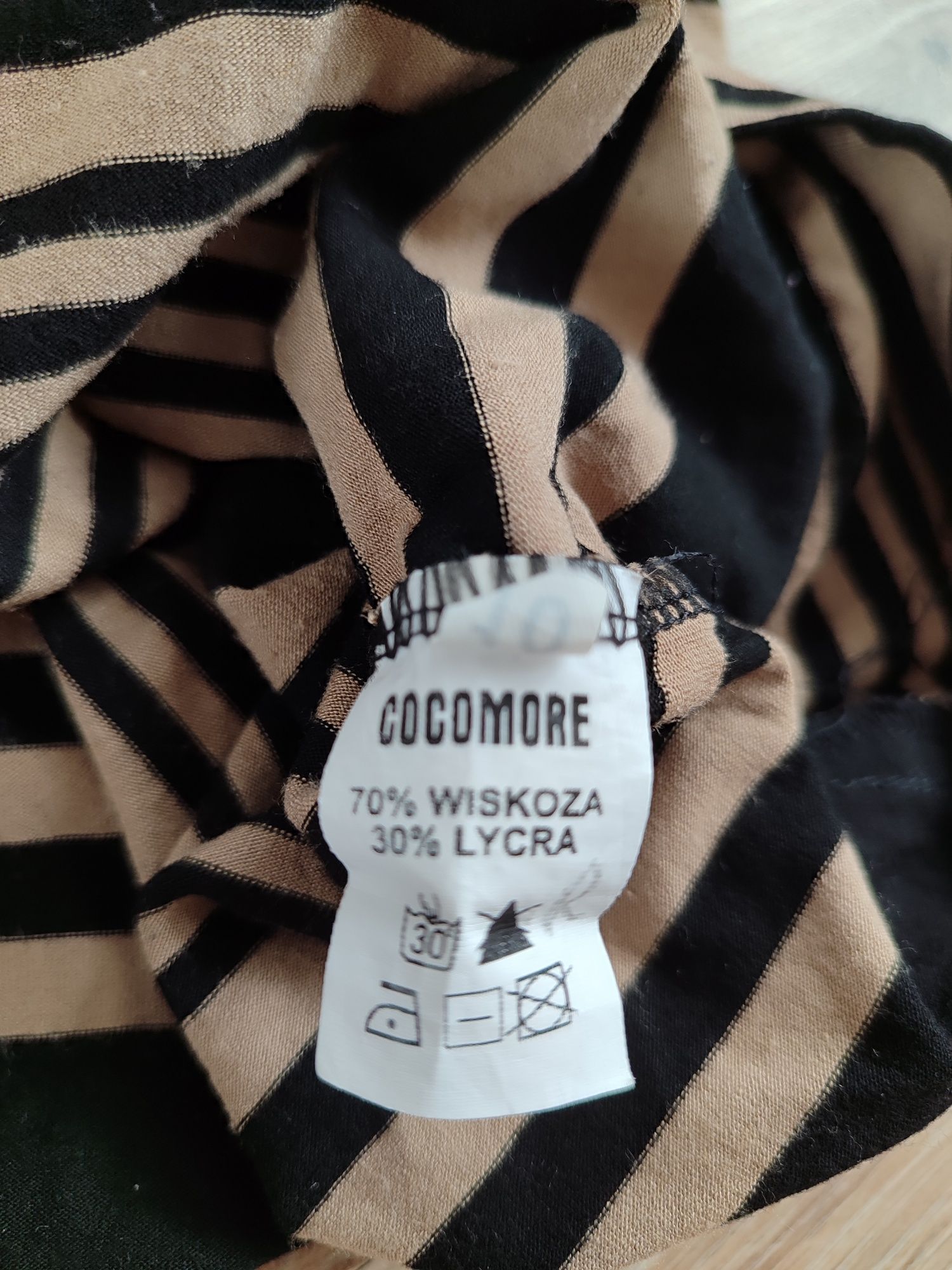 Cocomore sukienka w paski z wiskozy S 36