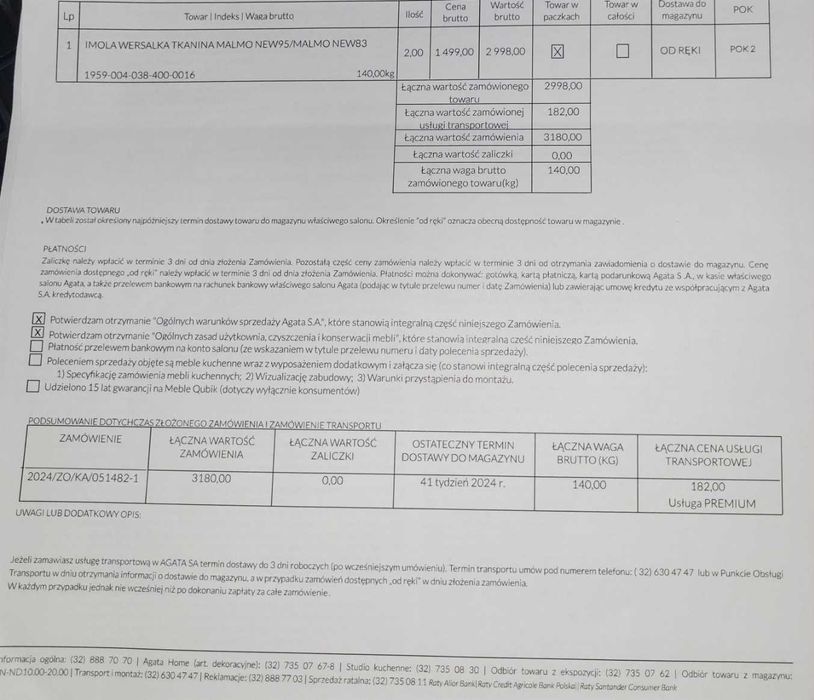 Wersalka rozkładana Agata meble