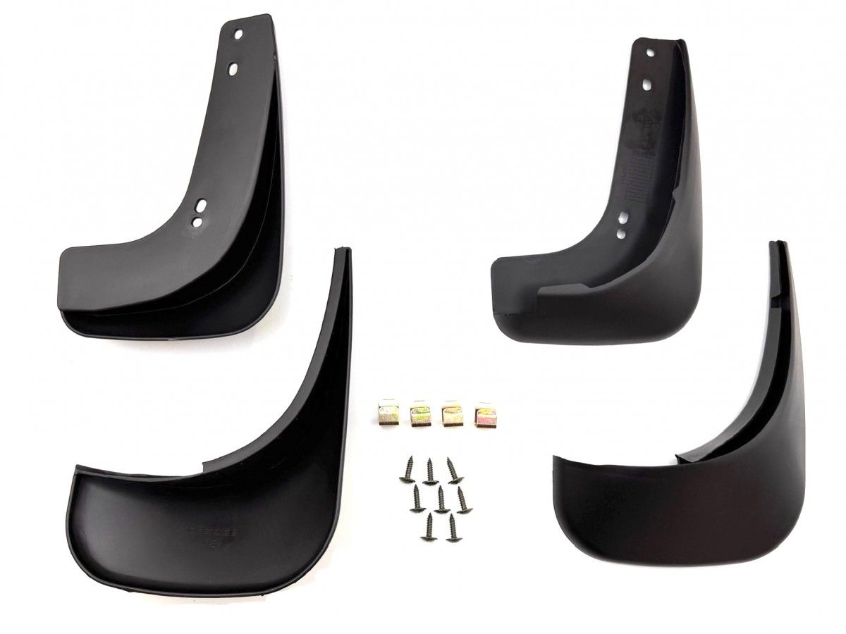 Бризковики Volkswgen Touran/Caddy 2003-2015, комплект 4шт. Дизайн 2