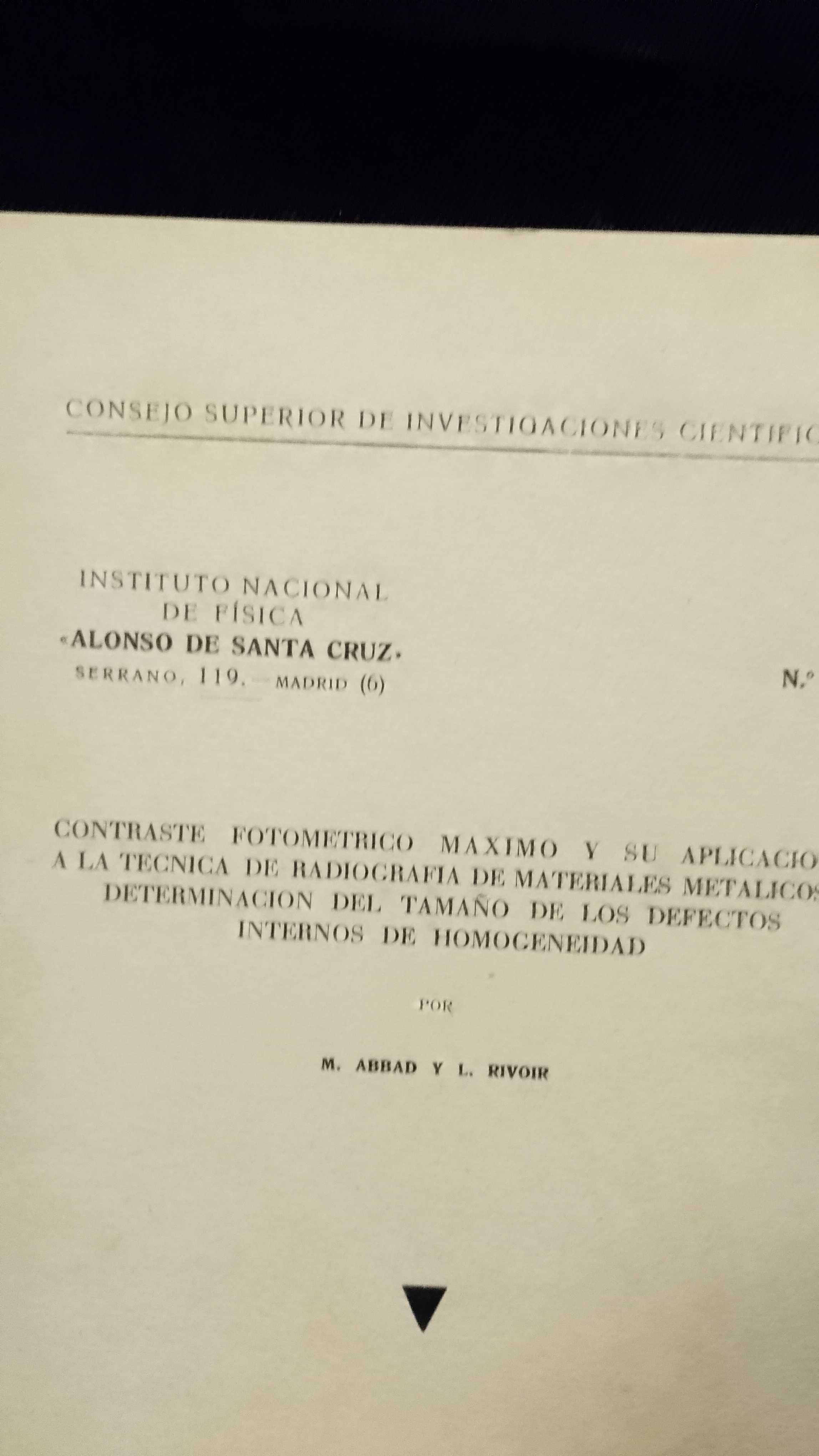Determinação del Tamaño de los defectos internos de Homogeneidad