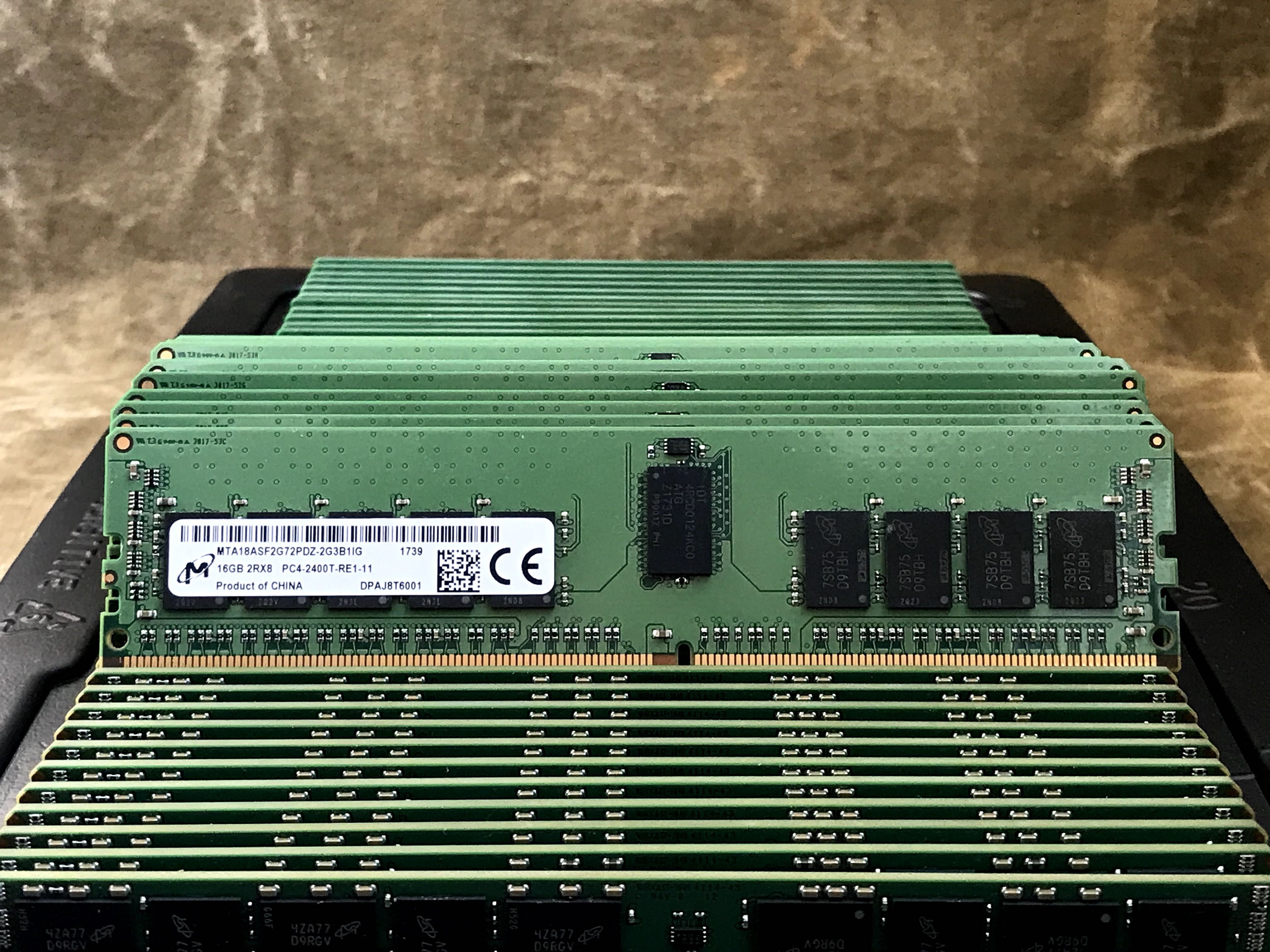 Серверна памʼять DDR4 16GB PC4 2400T ECC REG Samsung / Hynix / Micron