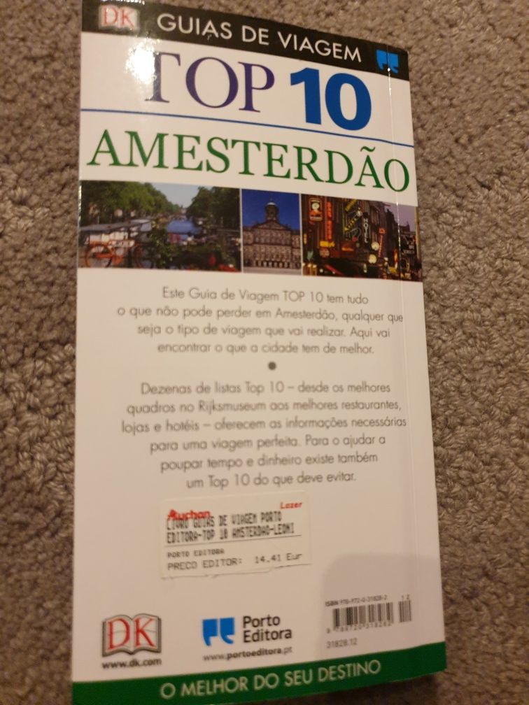 Top Ten Amesterdão + Mapa de Bolso