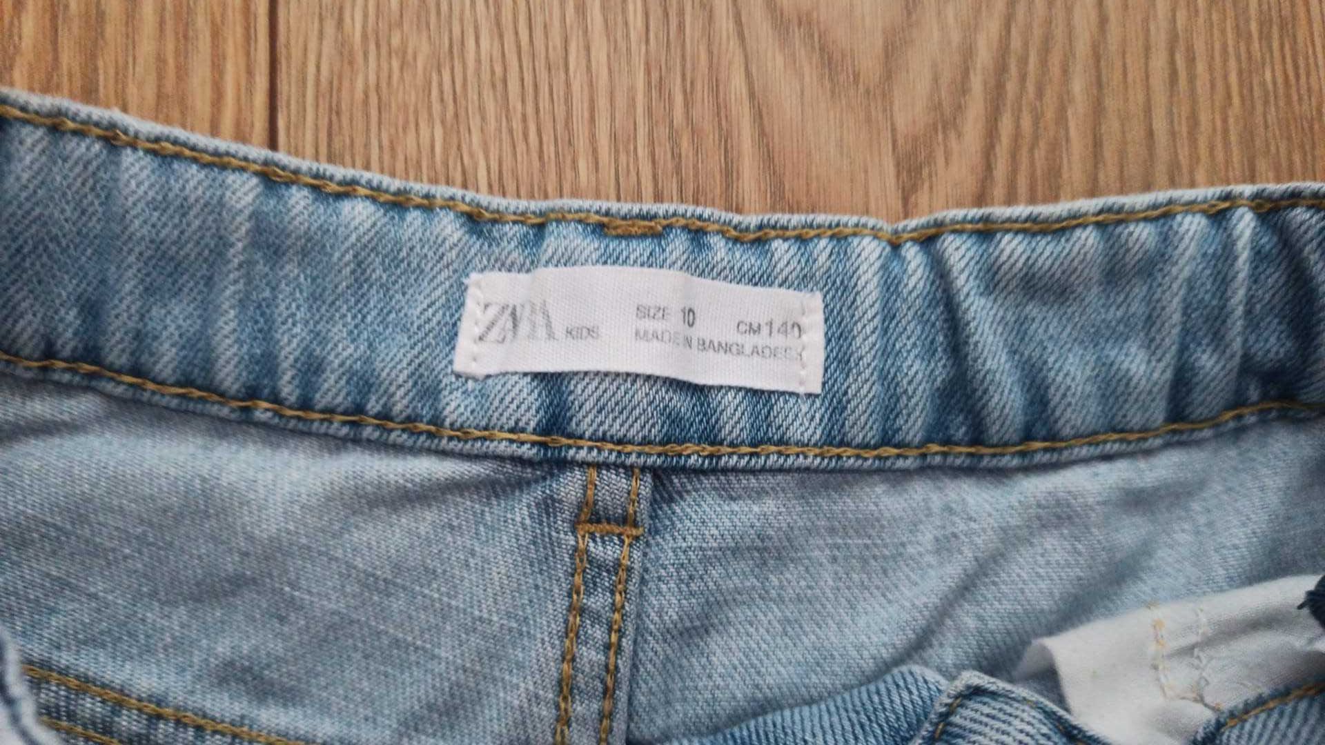 spodenki dziewczęce ZARA rozm. 140