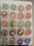 Kolekcja pokemon tazo set 1 Duo flesz metal naklejki 3d