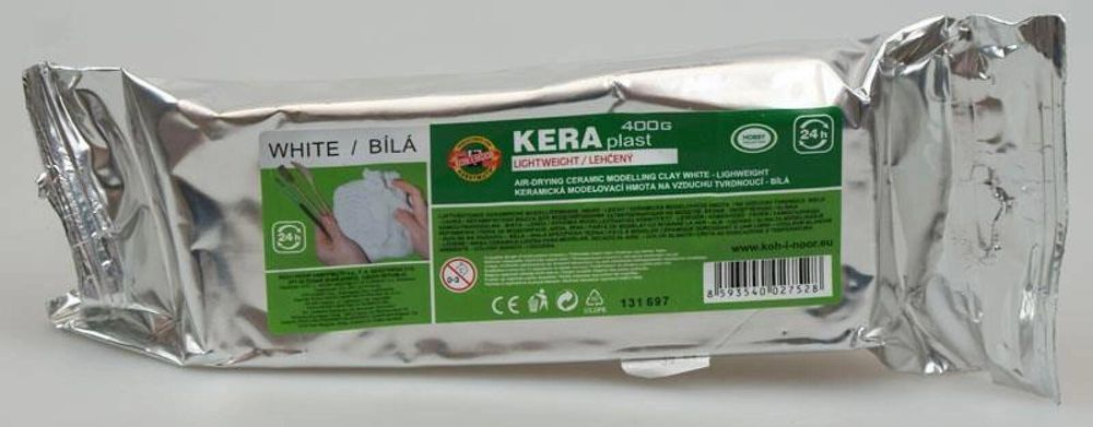 Glinka lekka samoutwardzalna biała 400g Koh-I-Noor folia,28x8x4,5 cm