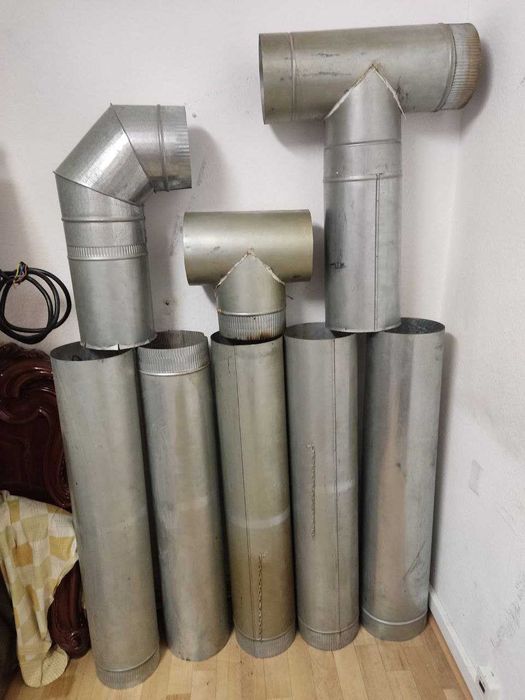 Труба витяжна оцинкована Ø 200мм