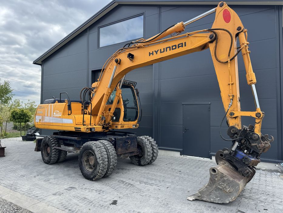 Koparka kołowa Hyundai Robex 130 | Rototil | 2 łyzki | Klima