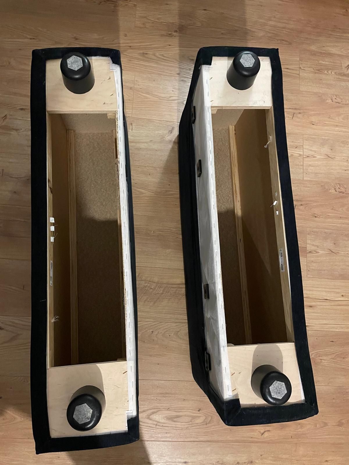 Nowe IKEA VIMLE Podłokietnik szeroki+  Saxemara czarnoniebieski 2szt.