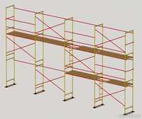 Аренда рамных лесов для фасадных работ