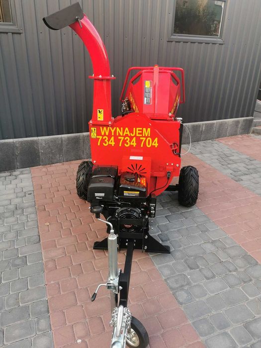 Wypożyczalnia wynajem rębak rozdrabniacz gałęzi 15KM hydraulika 12cm