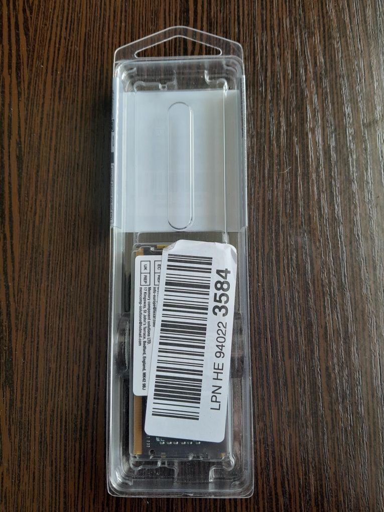 Пам'ять для ноутбука Lexar 8 GB SO-DIMM DDR4 3200 MHz (LD4AS008G)