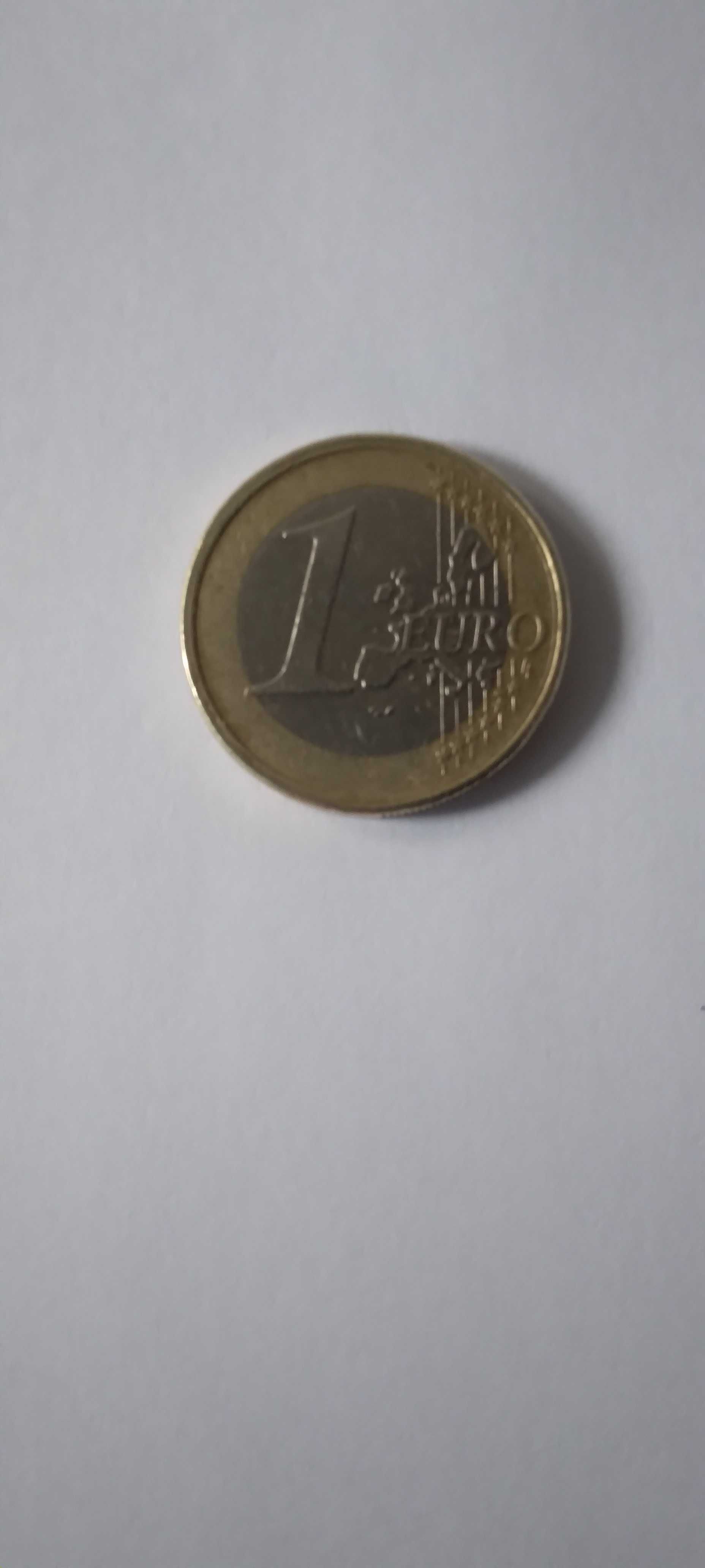 Moeda rara da  Irlanda valor nominal 1€ ano 2002