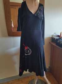 Vestido Preto DESIGUAL Tam 34