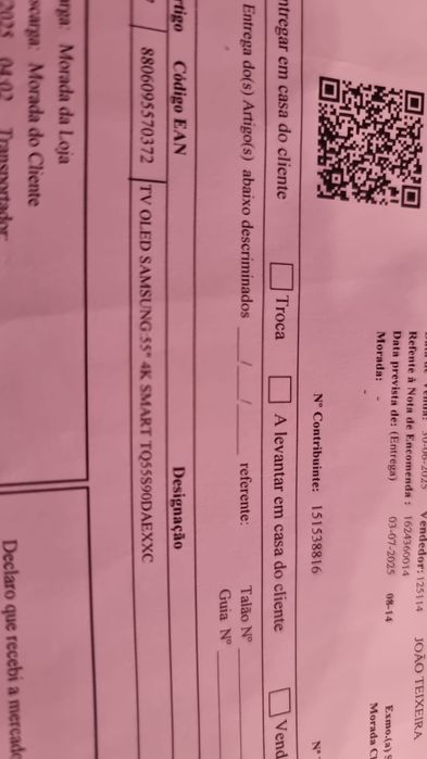 TV Samsung 55'' TQ55S90DAEXXC OLED UHD 4K Smart TV HDR10+