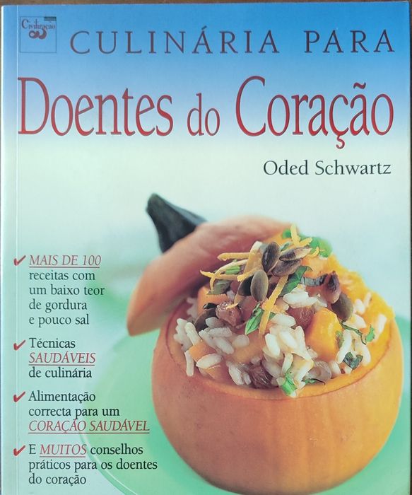Livro "Culinária para doentes do coração"