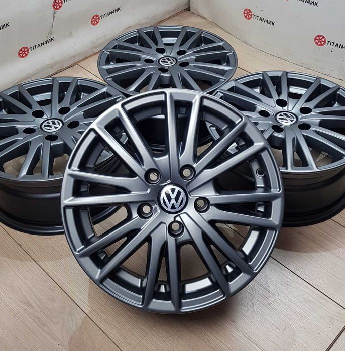 Диски НОВІ VW R16 5x112 Passat Jetta T-Roc Tiguan Golf Skoda Octavia