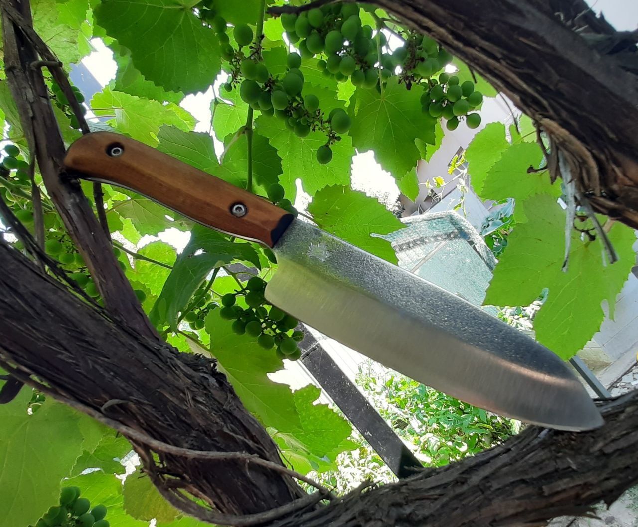 Ніж кухонний. Нож кухонный. Сталь N690 Bohler.