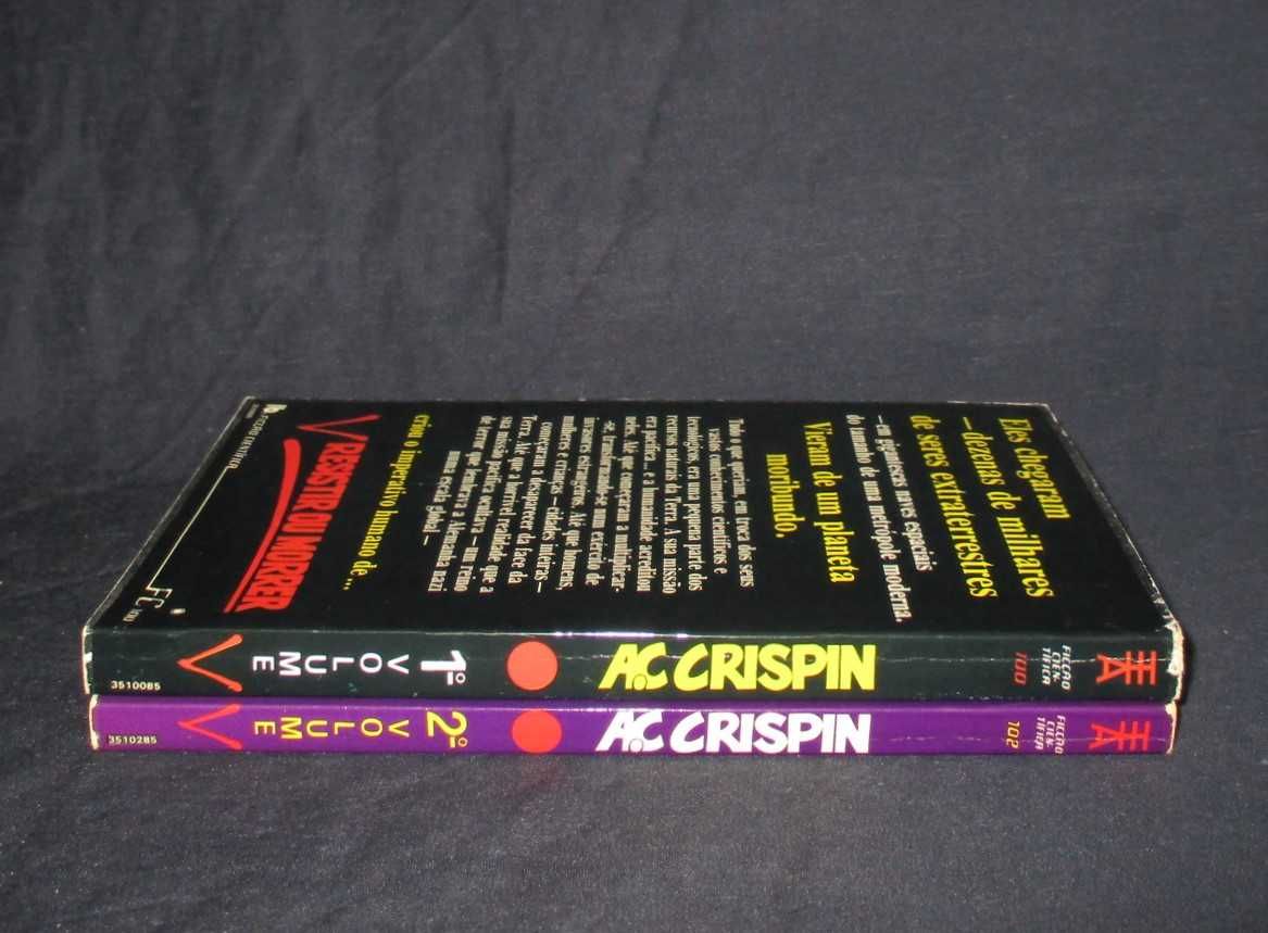 Livros V Resistir ou Morrer A. C. Crispin 2 Volumes