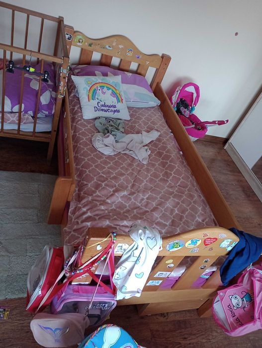 Łóżko, łóżeczko dziecięce,sprzedam oddam