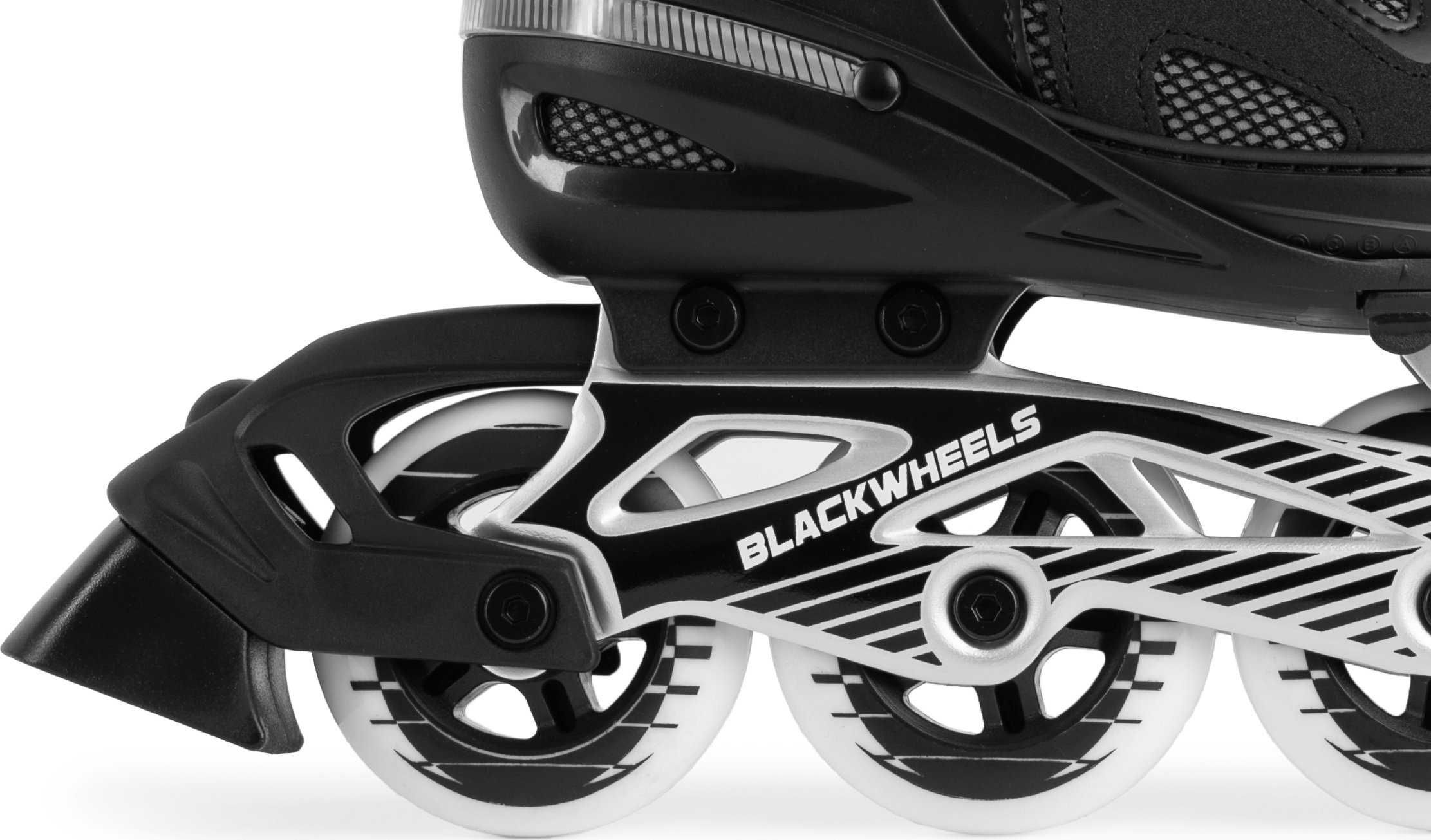 Дитячі ролики розсувні Blackwheels Flex Pro Роліки детские черные