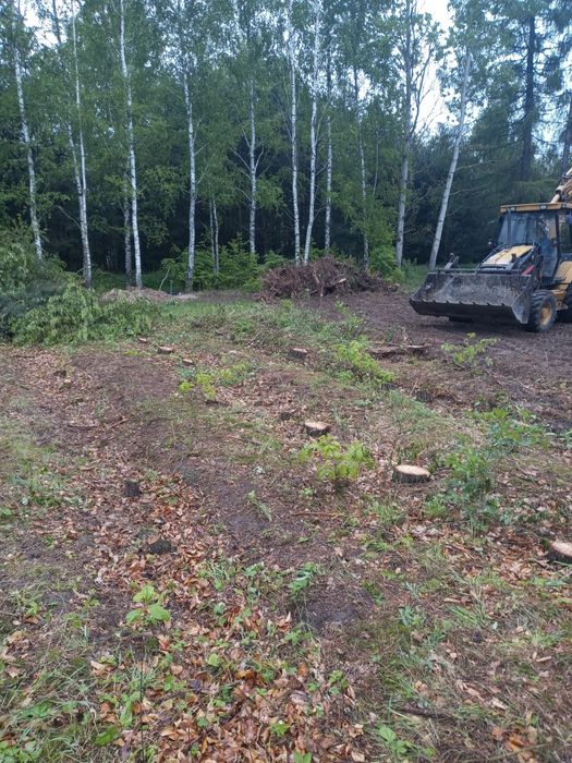 rozbiórki wyburzenia wywóz gruzu, wywrotka 3 oś koparka