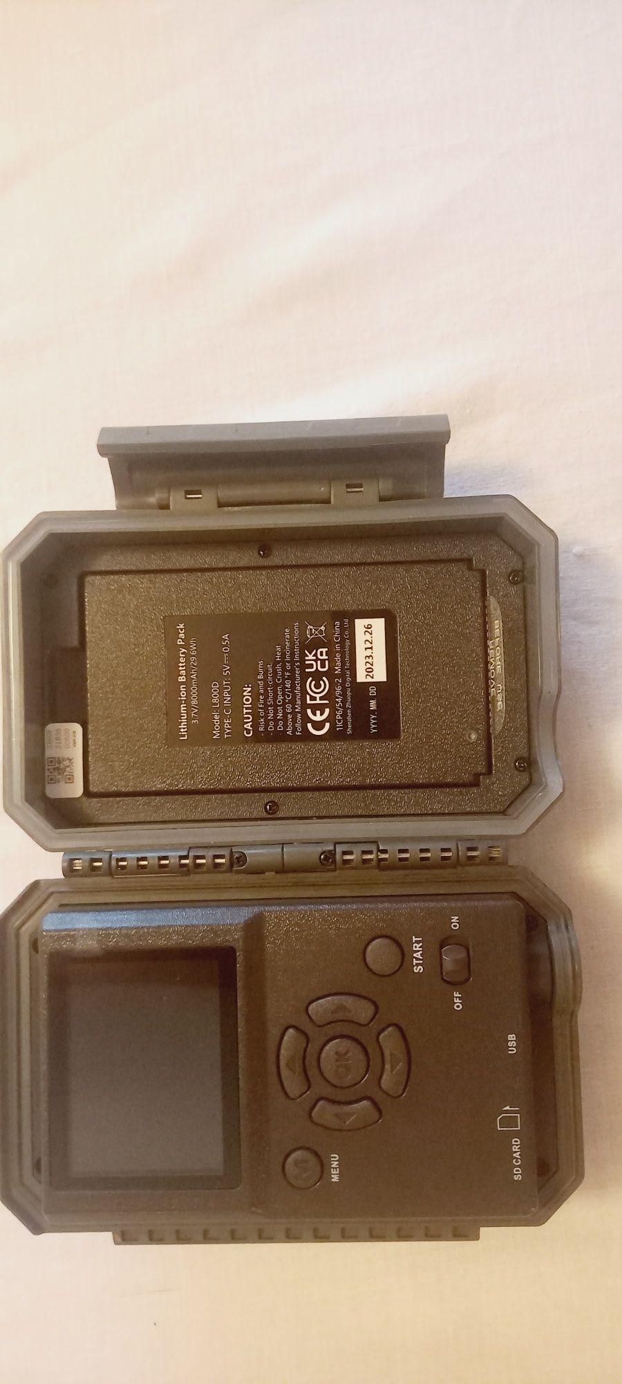 Gardepro x60p com bateria 8000mah camera de caça