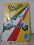Placa Metalica Vespa Italia