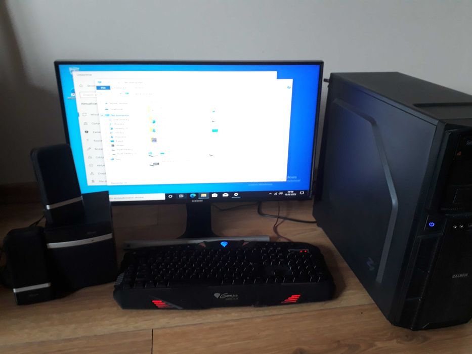 Kompletny zestaw komputerowy, Windows 10, monitor 27