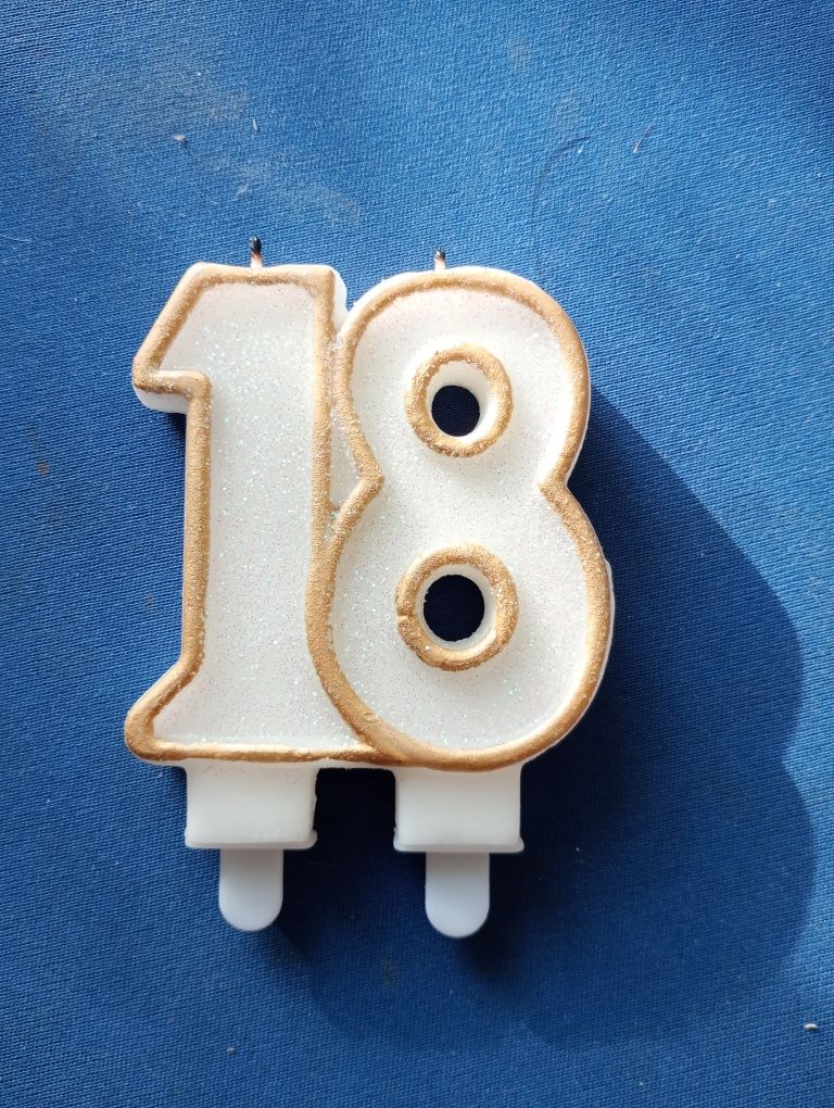Świeczka na tort - 18tka