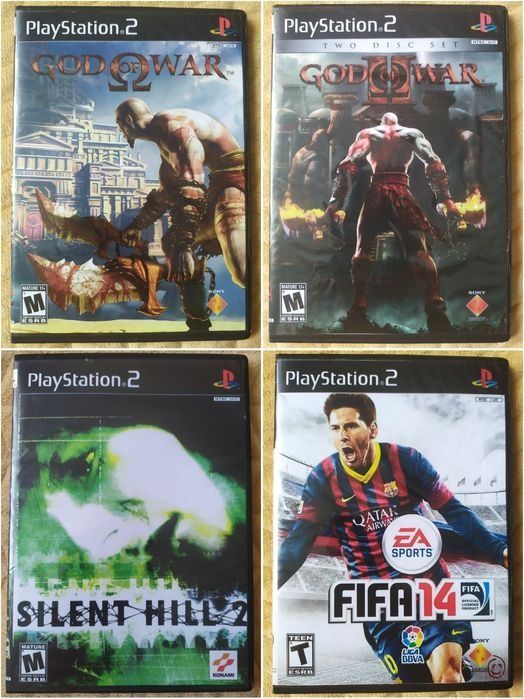 Комплект Найкращих Ігор для Sony PlayStation 2/PS2/ПС2.