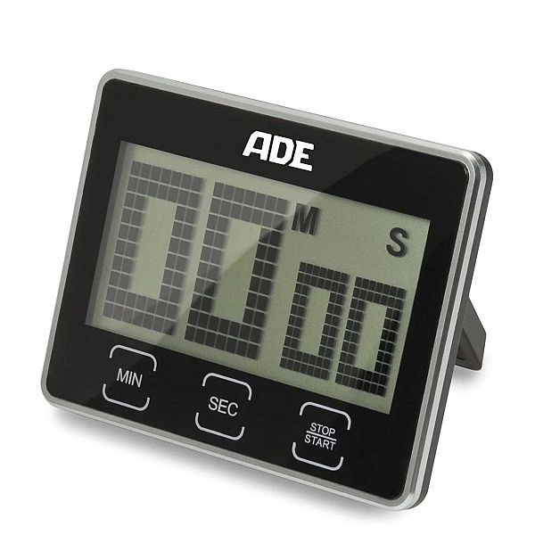 Minutnik elektroniczny ADE, do 99 min. 59 sek, 9 x 7 x 2 cm