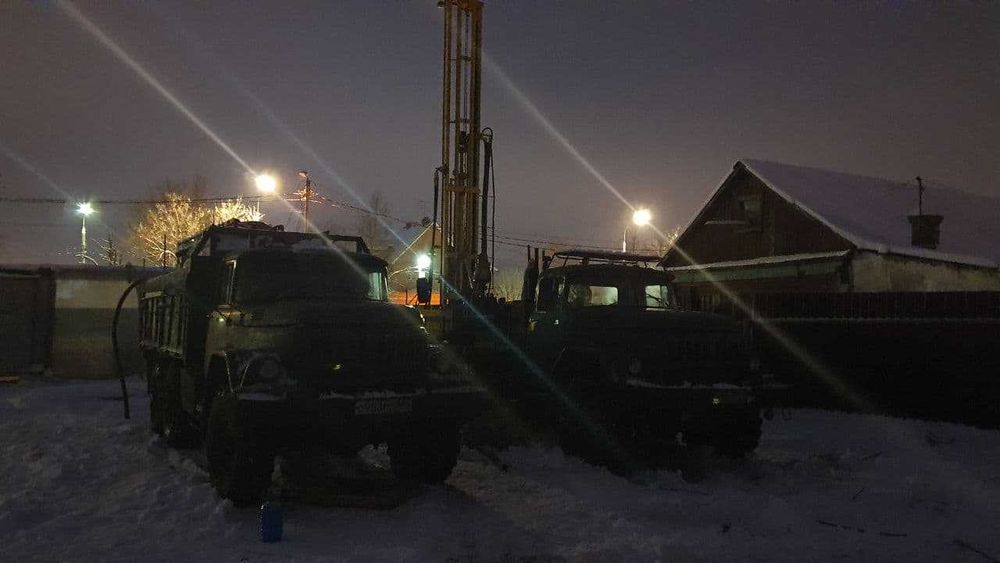 Буріння свердловин, граніт (Бурение скважин, гранит)