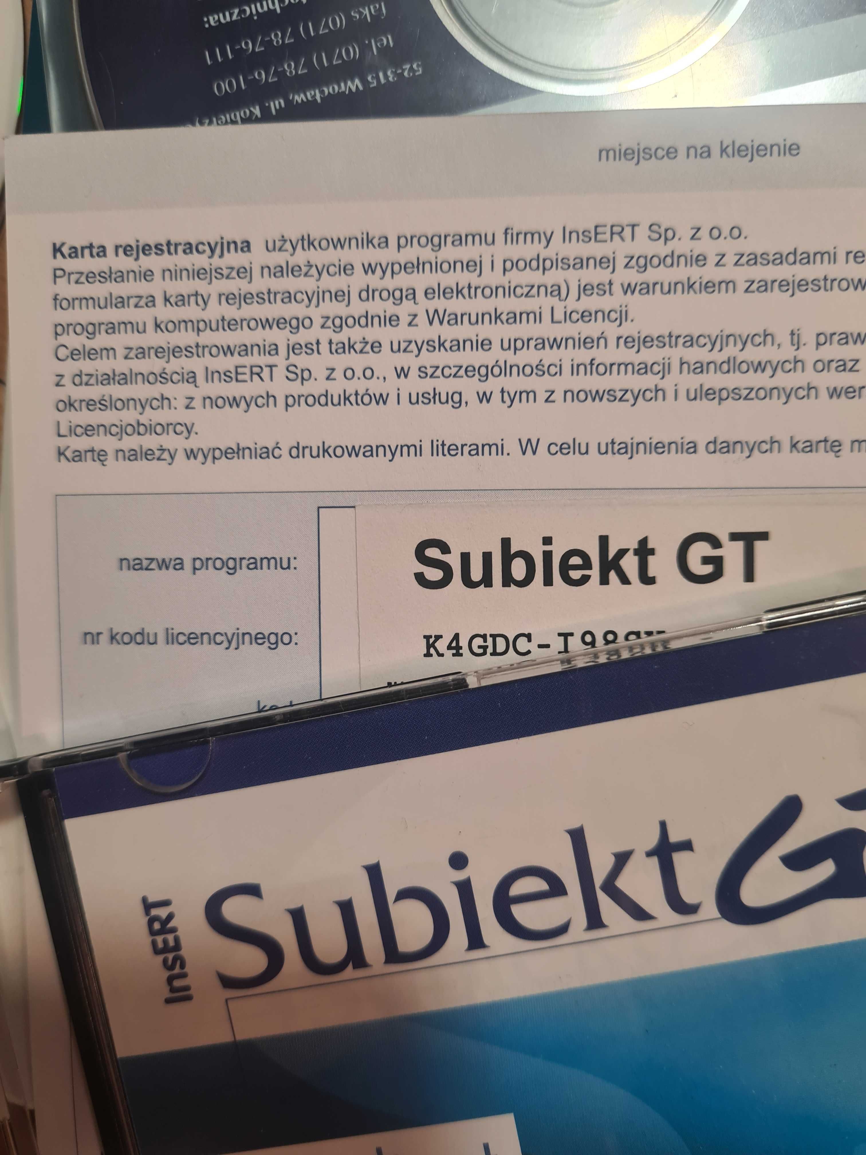 INSERT Subiekt GT - oprogramowanie 3 stanowiska licencja