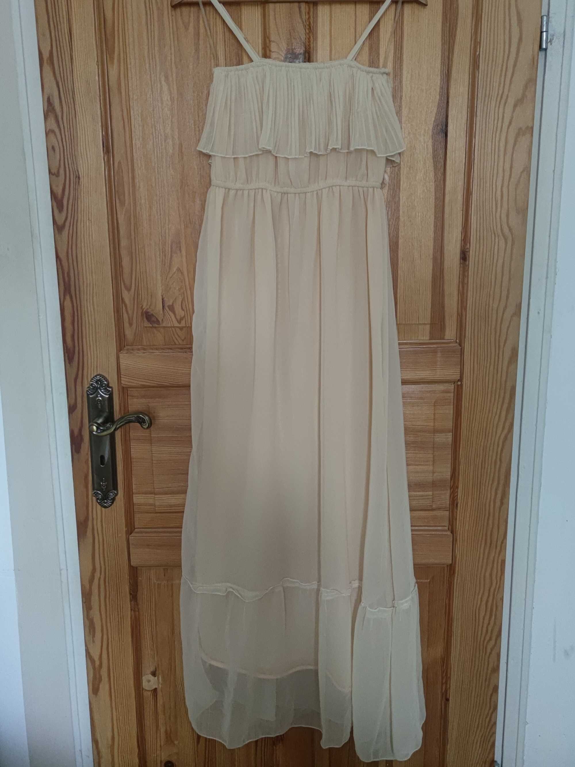 Sukienka maxi na ramiączkach w stylu boho New York Laundry
