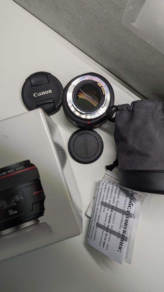 Об'єктив Canon EF 50mm f/1.2 L USM