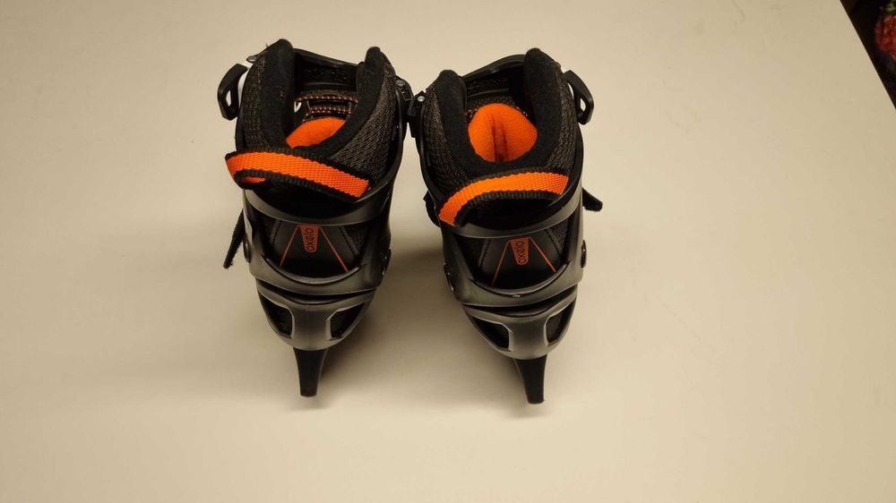 Łyżwy chłopięce - regulowane 29 do 32 - jak nowe, OXELO