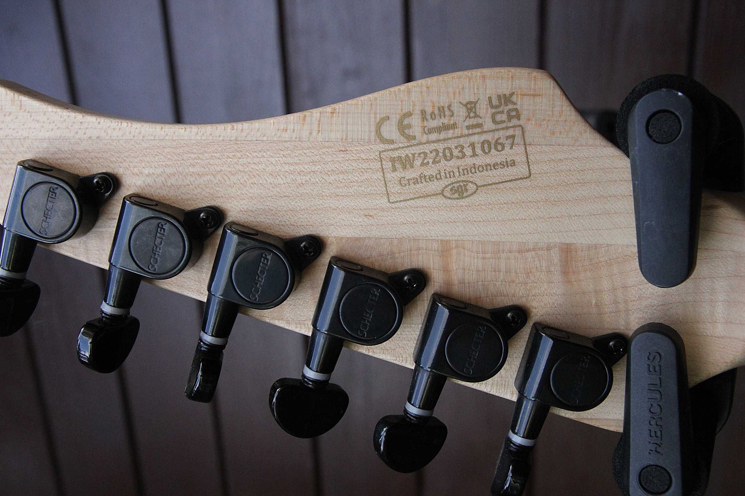 Schecter C-6 Pro Charcoal Burst - Floyd Rose