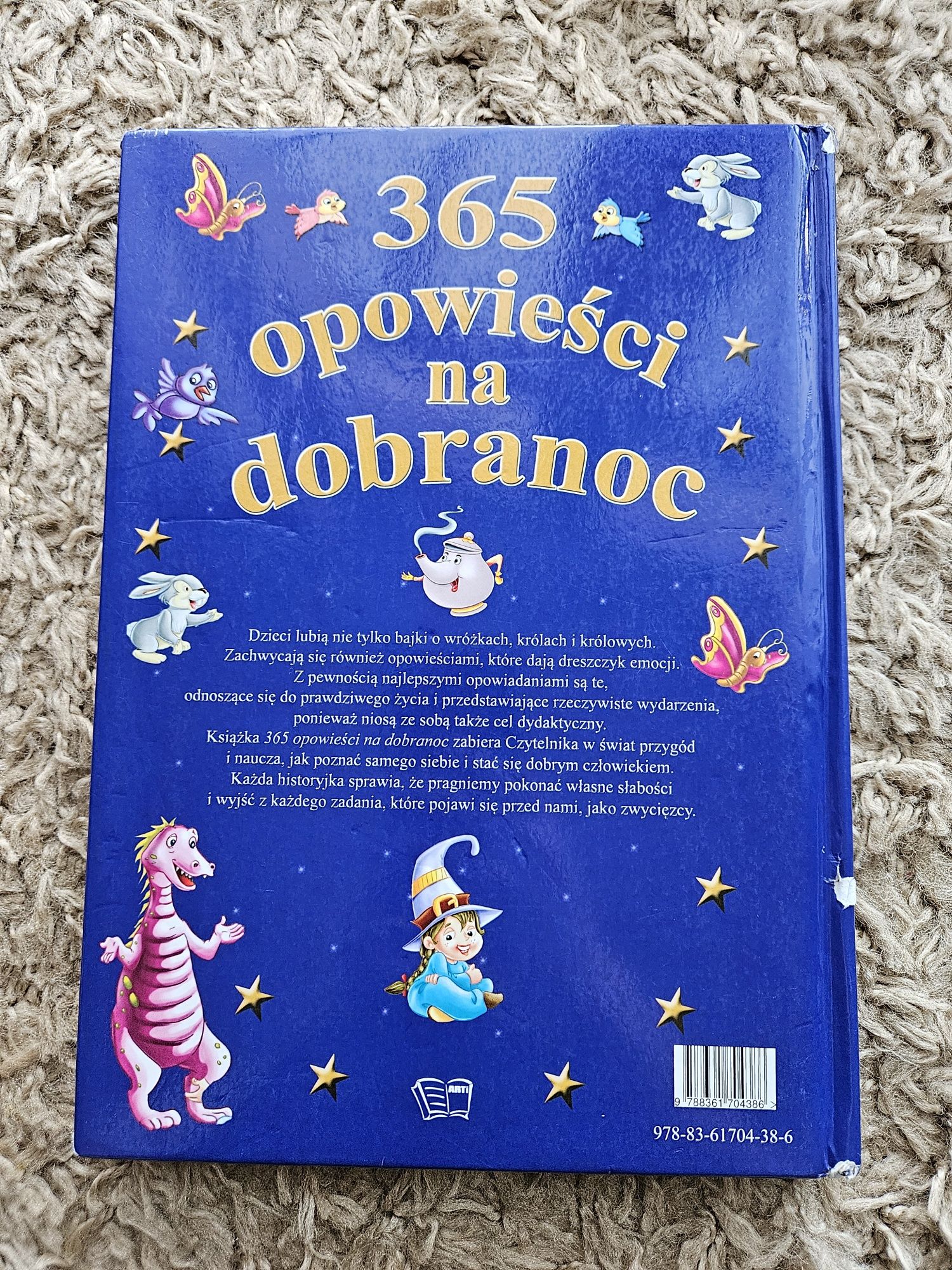 Książka dla dzieci 365 opowieści na dobranoc