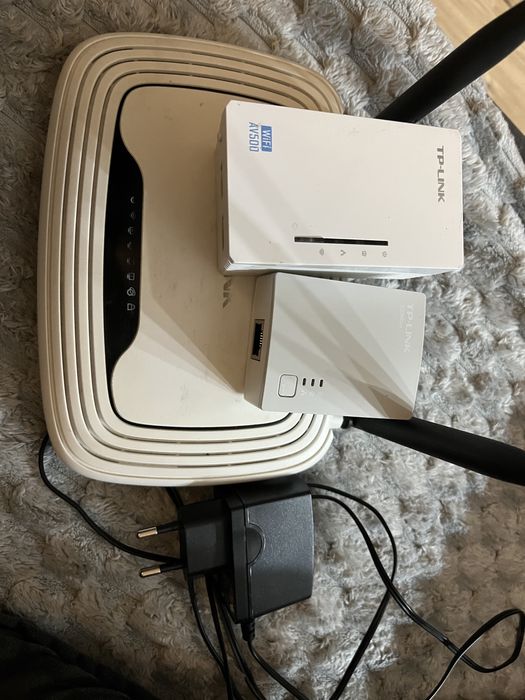 Router bezprzewodowy+wzmacniacz sygnału powerline TP-link