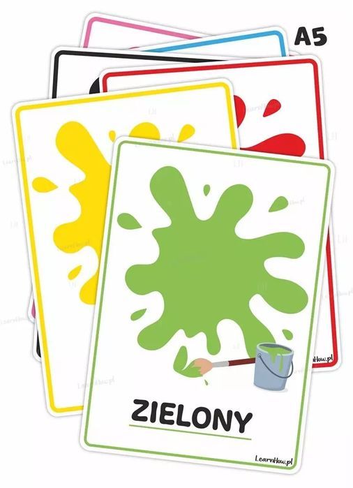 Plansze edukacyjna - kolory. LearnHow